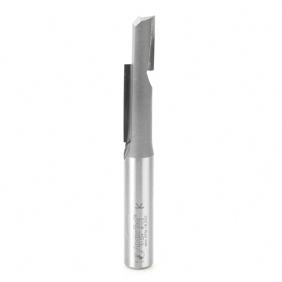 Amana Tool. Opposite Shear Staggered Shear Tooth Plunge | 1⁄2 Dia x 2" x 1⁄2 Shank | 51324 