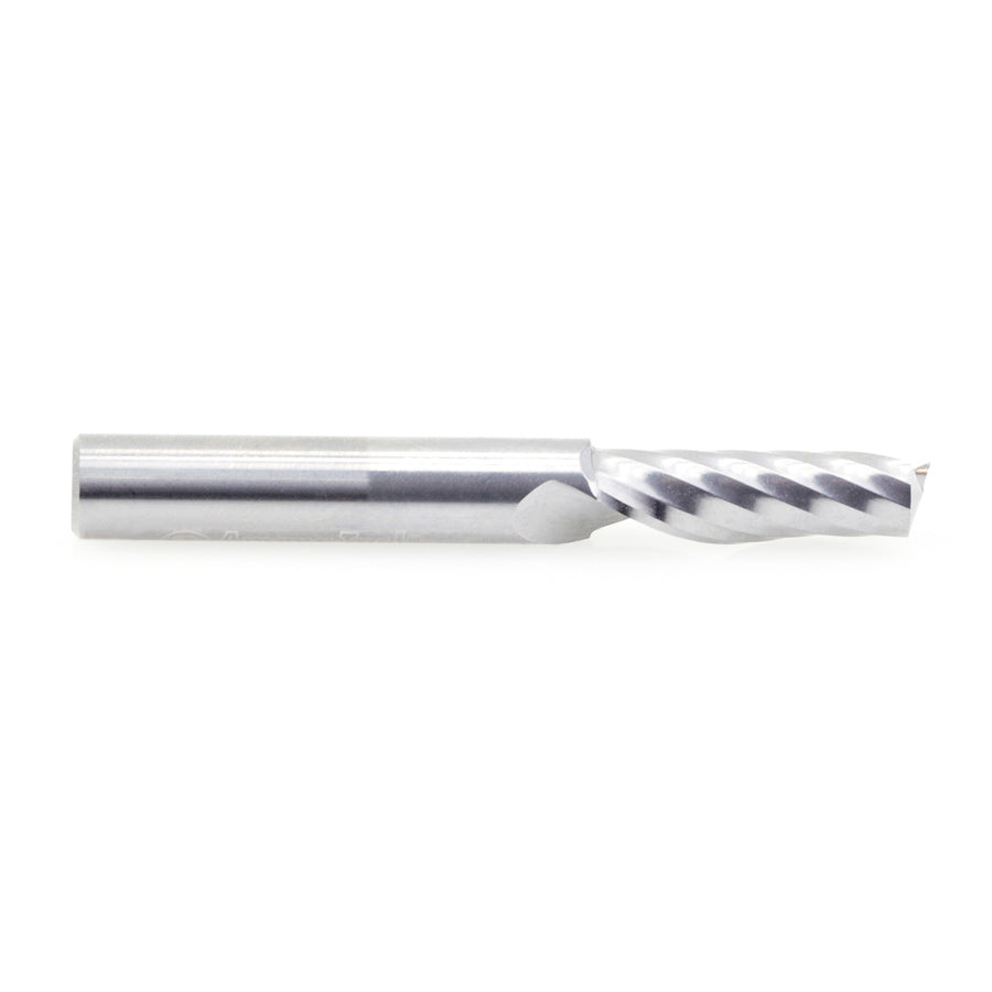 Amana Tool.  Plastic Cutting Spiral 'O' Flute Router Bit | 1⁄4 Dia x 3⁄4 x 1⁄4" Shank Up-Cut | 51404 