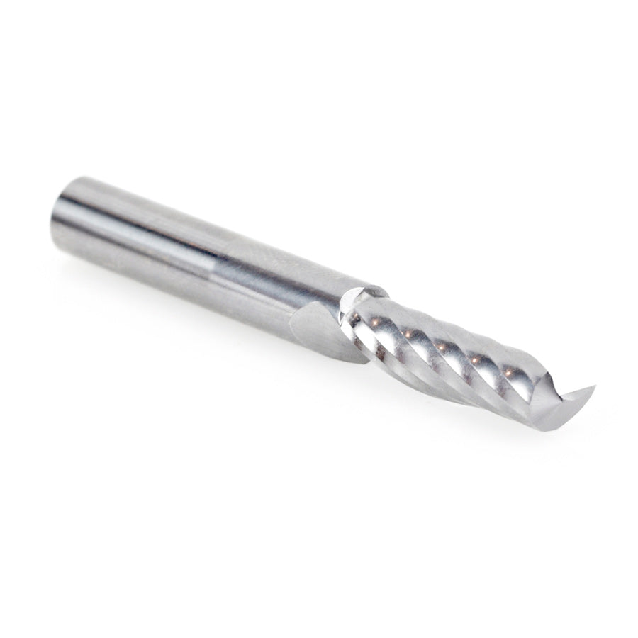 Plastic Rotor Bit Plastic Cutting Spiral 'O' Flute Router Bit | 1⁄4 Dia x 3⁄4 x 1⁄4
