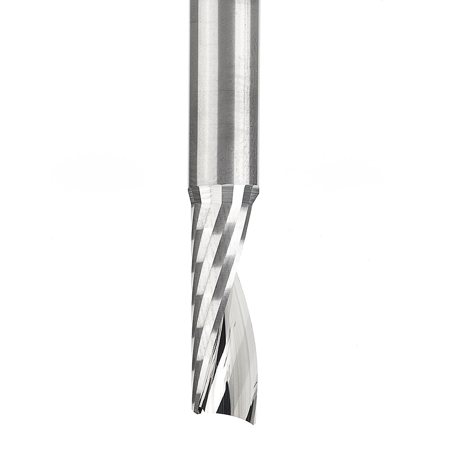 Amana Tool.  Plastic Cutting Spiral 'O' Flute Router Bit | 1⁄4 Dia x 3⁄4 x 1⁄4" Shank Up-Cut | 51404 