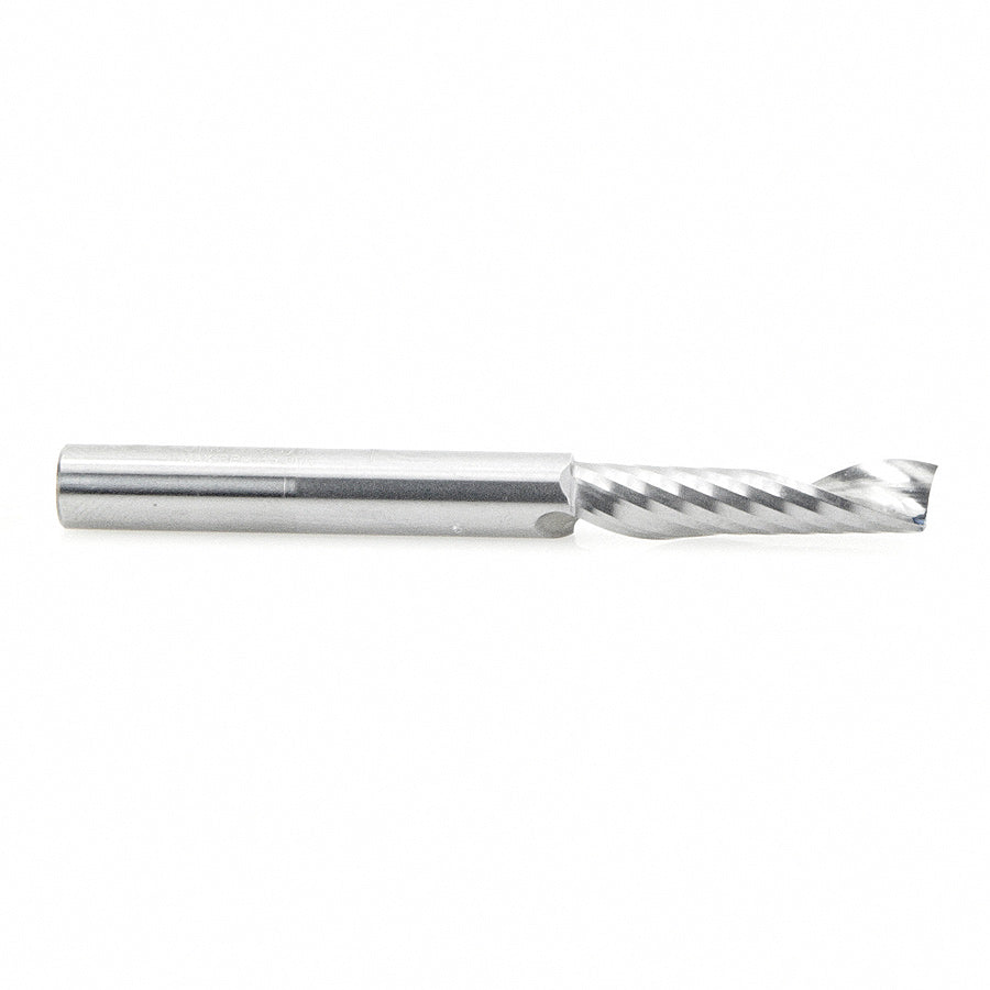 Amana Tool. Plastic Cutting Spiral 'O' Flute Router Bit | 1⁄4 Dia x 1" x 1⁄4 Shank Up-Cut | 51405 