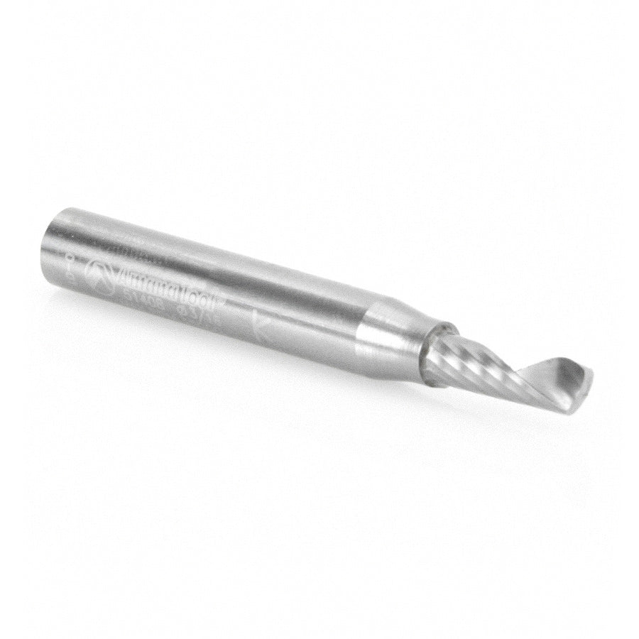 Amana Tool. Aluminum Spiral 'O' Flute Up-Cut CNC Router Bit | 3⁄16 Dia x 1⁄2 x 1⁄4" Shank | 51408 