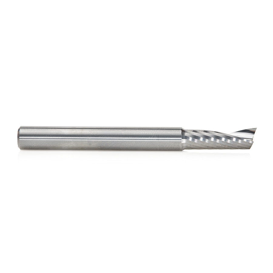 Amana Tool. Plastic Cutting Spiral 'O' Flute Router Bit | 1⁄4 Dia x 3⁄4 x 1⁄4 Shank x 2 1⁄2" Long Up-Cut | 51421 