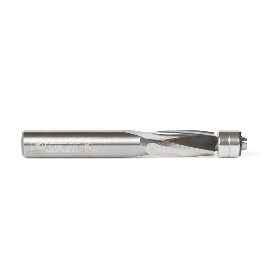 Plastic Rotor Bit Plastic Cutting Spiral Flush Trim Router Bit | 1⁄2 Dia x 1 1⁄8 x 1⁄2 S ...
