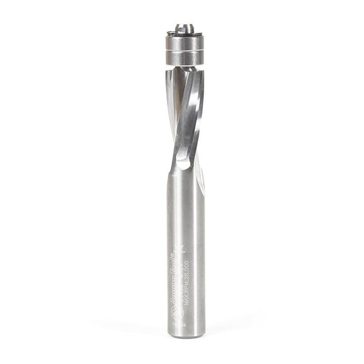 Amana Tool. Plastic Cutting Spiral Flush Trim Router Bit | 1⁄2 Dia x 1 1⁄8 x 1⁄2 Shank | 51438 