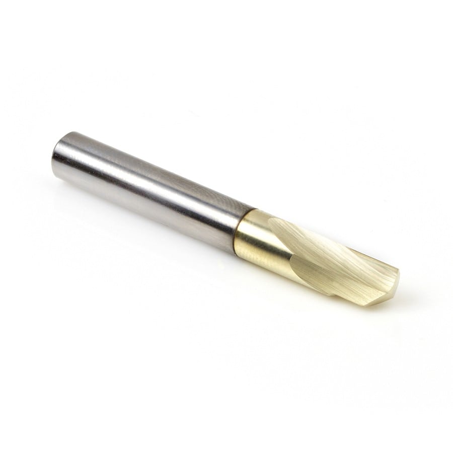 Amana Tool. Straight Soft Aluminum Cutting CNC Router Bit | 3⁄16 Dia x 1⁄4 x 1⁄4 Shank | 51450 