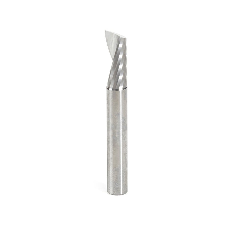 Amana Tool. Aluminum Spiral 'O' Flute Up-Cut CNC Router Bit | 9⁄32 Dia x 5⁄8 x 1⁄4 Shank x 2" Long | 51451 