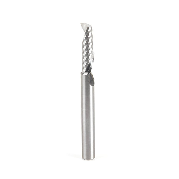 Amana Tool. Aluminum Spiral 'O' Flute Up-Cut CNC Router Bit | 1⁄4 Dia x 7⁄8 x 1⁄4 Shank x 2 1⁄2" Long | 51458 