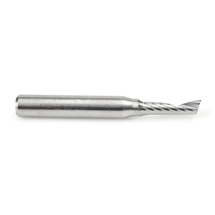 Amana Tool. Aluminum Spiral 'O' Flute Up-Cut CNC Router Bit | 3⁄16 Dia x 5⁄8 x 1⁄4 Shank x 2" Long | 51478 