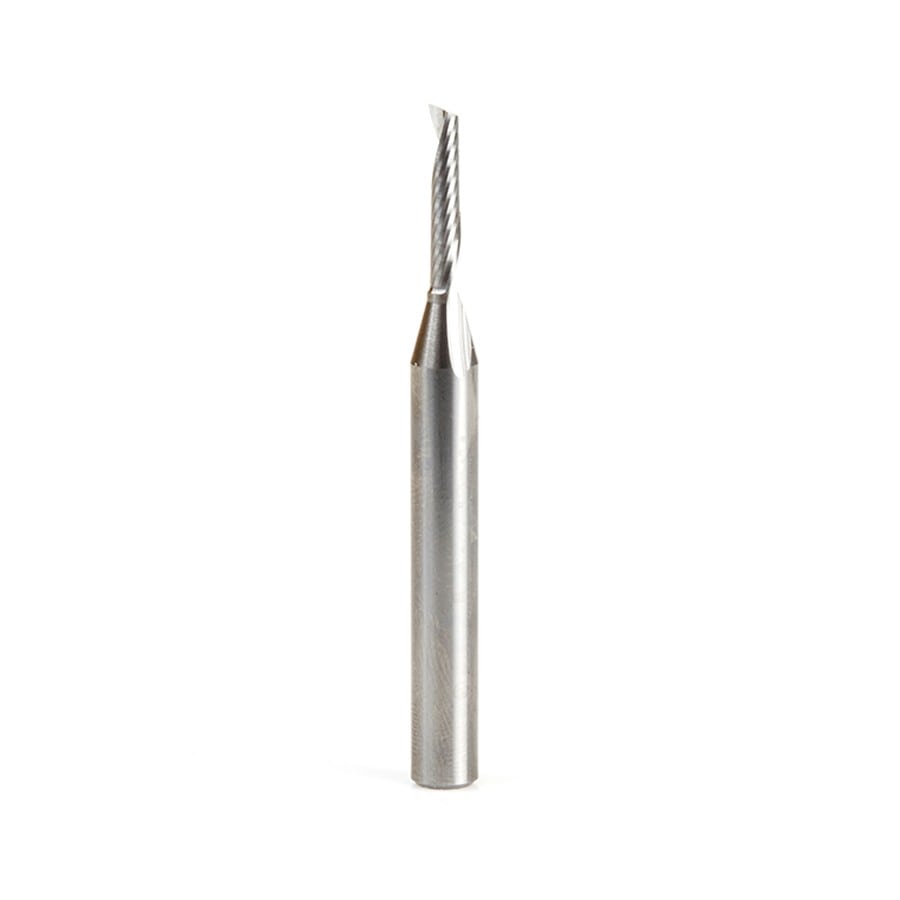 Amana Tool. Aluminum Spiral 'O' Flute Up-Cut CNC Router Bit | 1⁄8 Dia x 5⁄8 x 1⁄4 Shank x 2 1⁄2" Long | 51482 