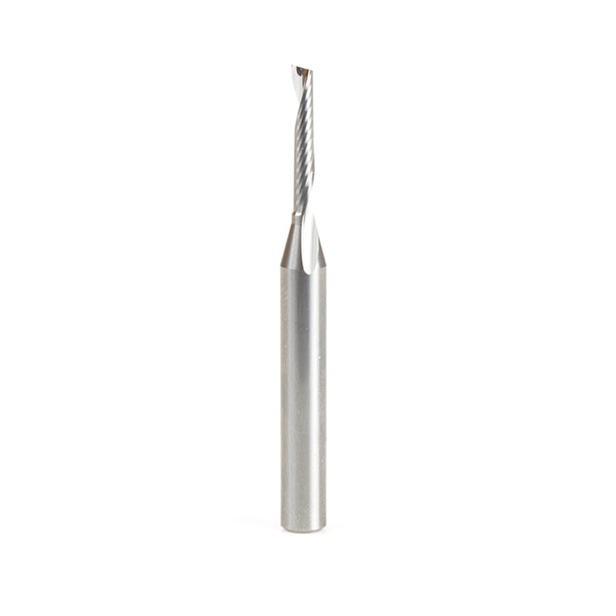 Amana Tool. Aluminum Spiral 'O' Flute Up-Cut CNC Router Bit | 1⁄8 Dia x 3⁄4 x 1⁄4 Shank x 2 1⁄2" Long | 51486