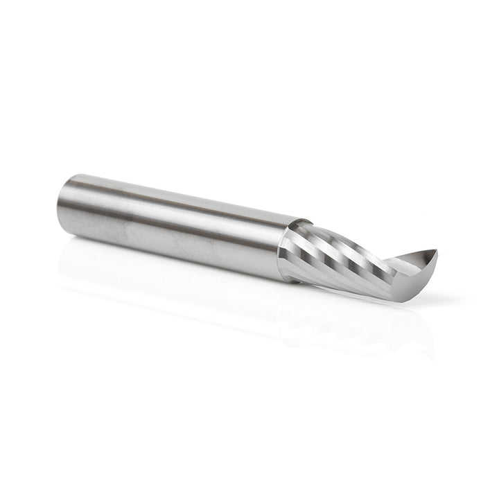 Amana Tool. Aluminum Spiral 'O' Flute Up-Cut CNC Router Bit | 1⁄2 Dia x 1 1⁄8 x 1⁄2 Shank x 3" Long | 51487 