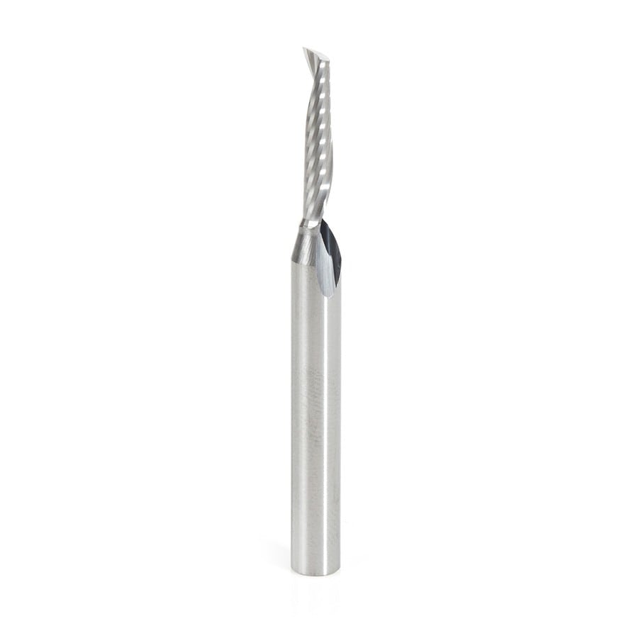 Amana Tool. Aluminum Spiral 'O' Flute Up-Cut CNC Router Bit | 4 Dia x 20 x 6 Shank x 63mm Long | 51492 