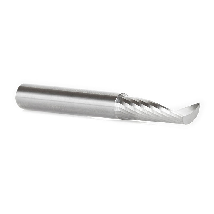 Amana Tool. Aluminum Spiral 'O' Flute Up-Cut CNC Router Bit | 8 Dia x 25 x 8 Shank x 64mm Long | 51498 