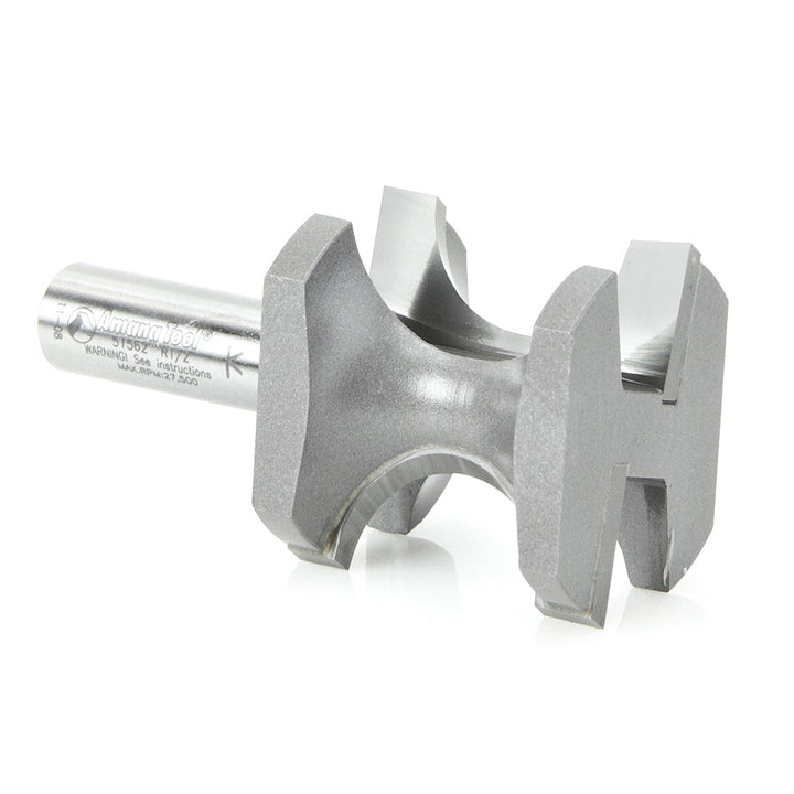 Amana Tool. Bullnose Router Bit | 1⁄2 Radius x 1 11⁄16 Dia x 1 9⁄16 x 1⁄2"Shank | 51562