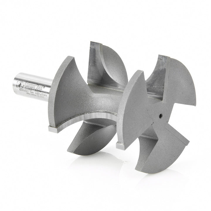 Amana Tool. Bullnose Router Bit | 3⁄4 Radius x 2 3⁄8 Dia x 2 x 1⁄2"Shank | 51566 