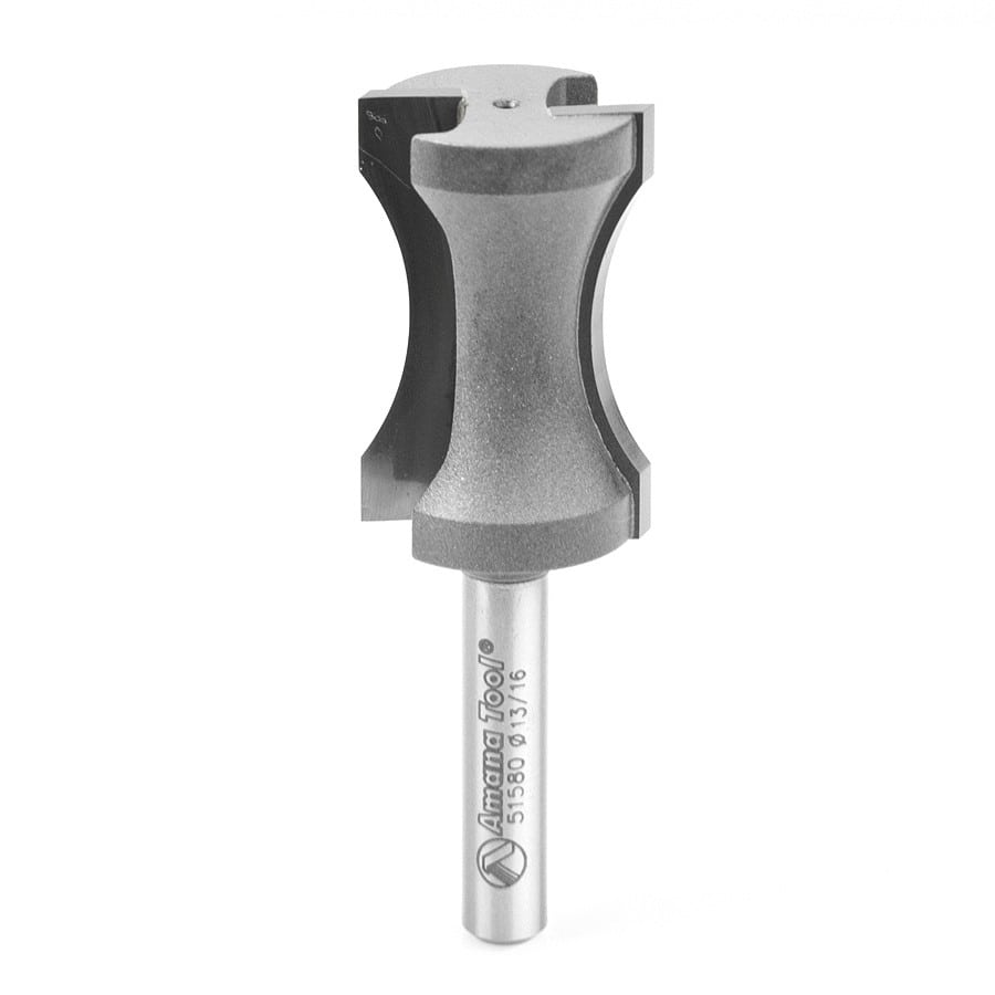 Convex Edging Router Bit | 23⁄32 Radius x 13⁄16 Dia x 1 1⁄4 x 1⁄4