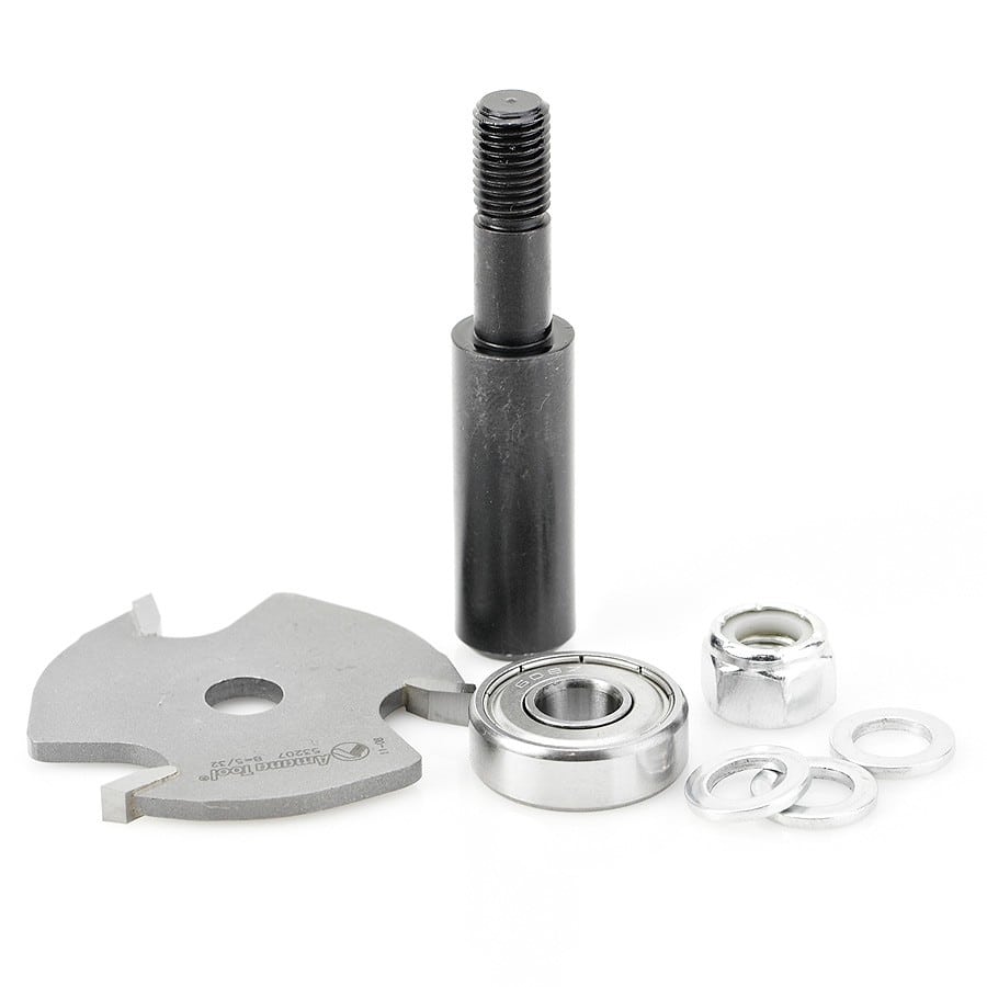 Amana Tool. Slotting Cutter Assembly | 1 7⁄8 Dia x 5⁄32 x 1⁄4 or 1⁄2" Shank | 53407-1 