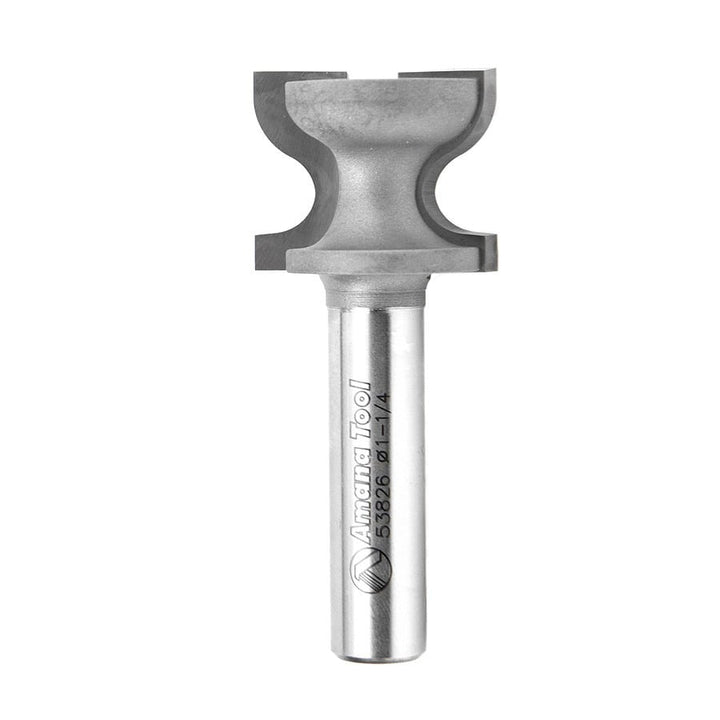 Amana Tool. Window Sill Edge Router Bit | 7⁄32 Radius x 1 1⁄4 Dia x 1" x 1⁄2 Shank | 53826