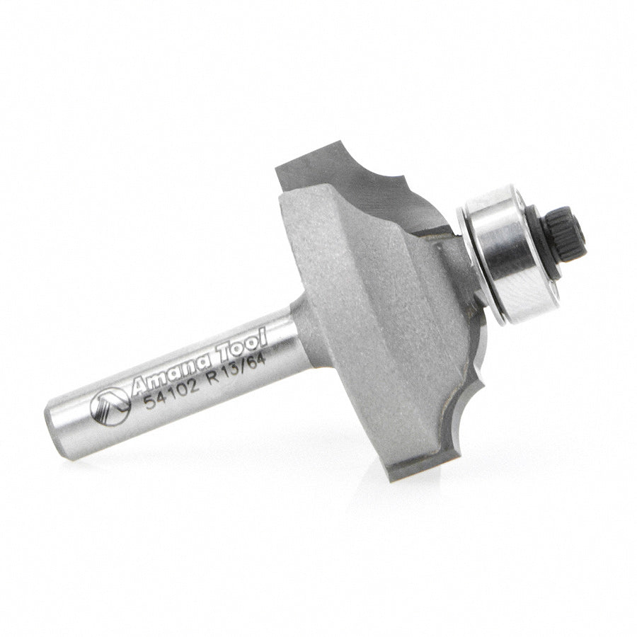 Amana Tool. Classical Cove & Bead Router Bit | 13⁄64 x 5⁄16 Radius x 1 1⁄4 Dia x 1⁄2 x 1⁄4"Shank | 54102 