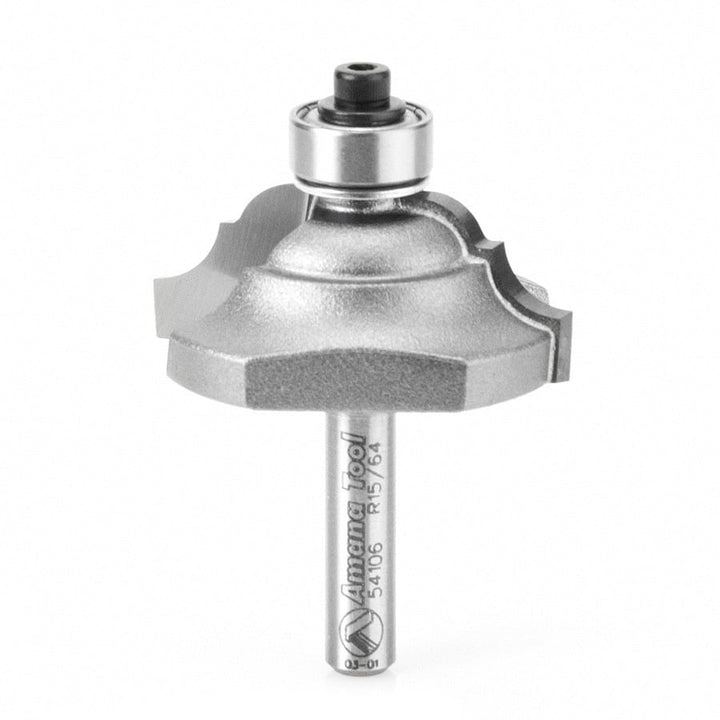 Amana Tool. Classical Bead & Cove Router Bit | 7⁄32 x 15⁄64 Radius x 1 1⁄2 Dia x 5⁄8 x 1⁄4"Shank | 54106 