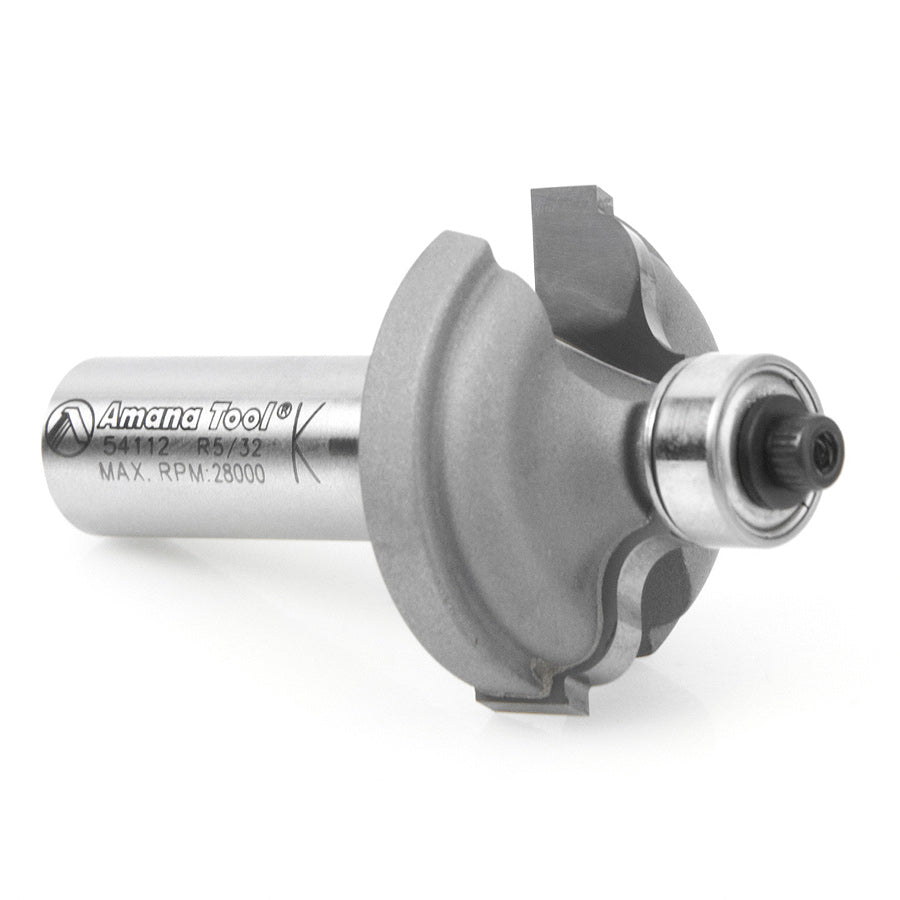 Fillet Bit Ogee Fillet Router Bit | 5⁄32 Radius x 1 3⁄8 Dia x 1⁄2 x 1⁄2