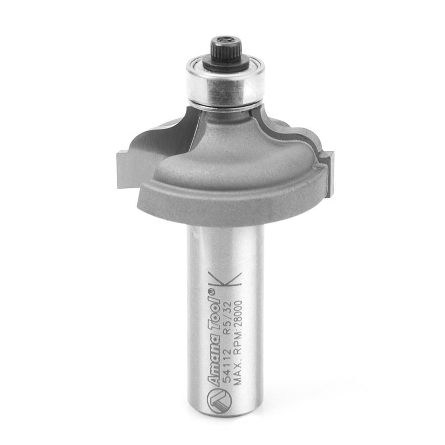 Ogee Fillet Router Bit | 5⁄32 Radius x 1 3⁄8 Dia x 1⁄2 x 1⁄2