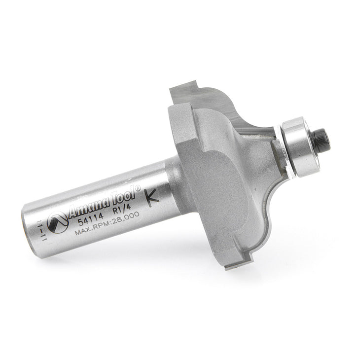 Fillet Bit Ogee Fillet Router Bit | 1⁄4 Radius x 1 5⁄8 Dia x 3⁄4 x 1⁄2