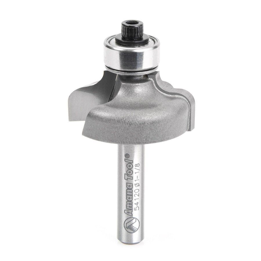 Amana Tool. Ogee Router Bit | 5⁄32 Radius x 1 1⁄8 Dia x 1⁄2 x 1⁄4" Shank | 54120 