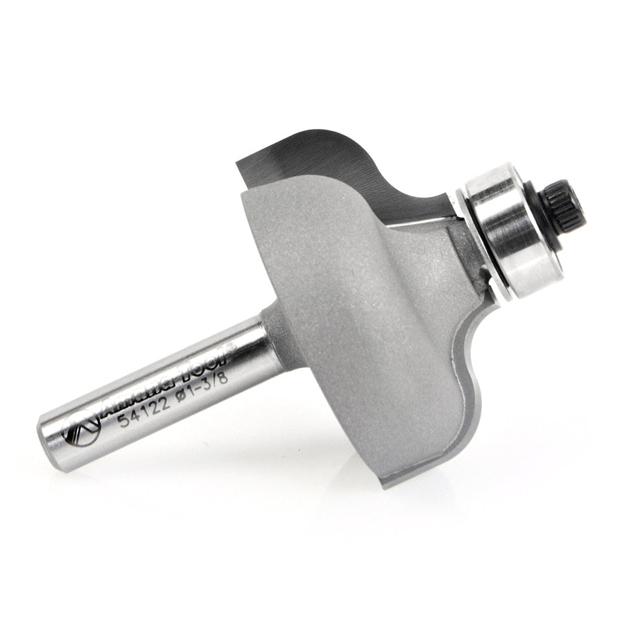 Amana Tool. Ogee Router Bit | 1⁄4 x 3⁄16 Radius x 1 3⁄8 Dia x 11⁄16 x 1⁄4" Shank | 54122 