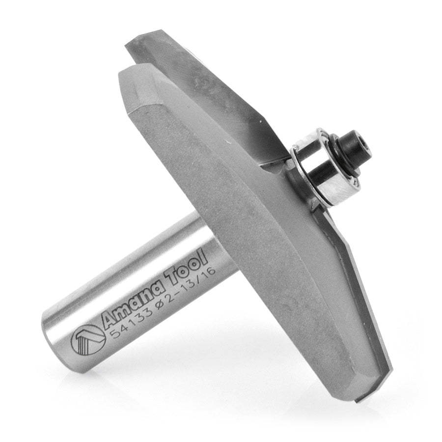 Amana Tool. Shaker Door Raised Panel Router Bit | 2 3⁄16 Dia x 7⁄8 x 1⁄2" Shank | 54133 