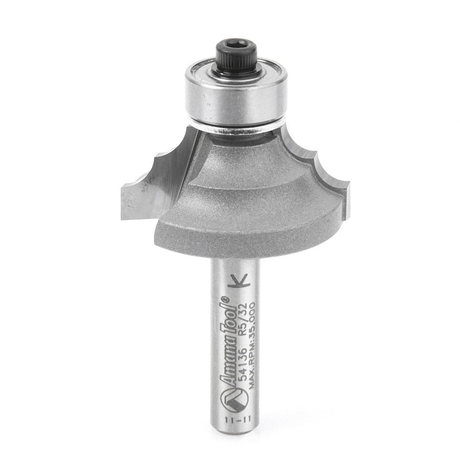 Amana Tool. Classical Molding Router Bit | 5⁄32 Radius x 1 1⁄8 Dia x 1⁄2 x 1⁄4"Shank | 54136