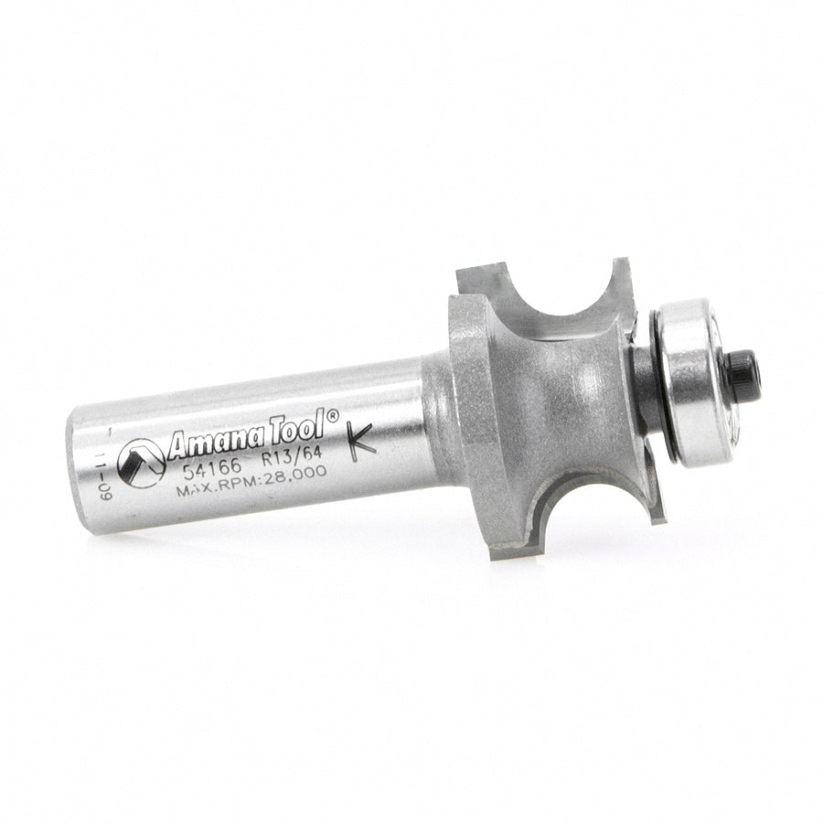 Corner Beading Router Bit | 3⁄16 Radius x 1 1⁄8 Dia x 11⁄16 x 1⁄2