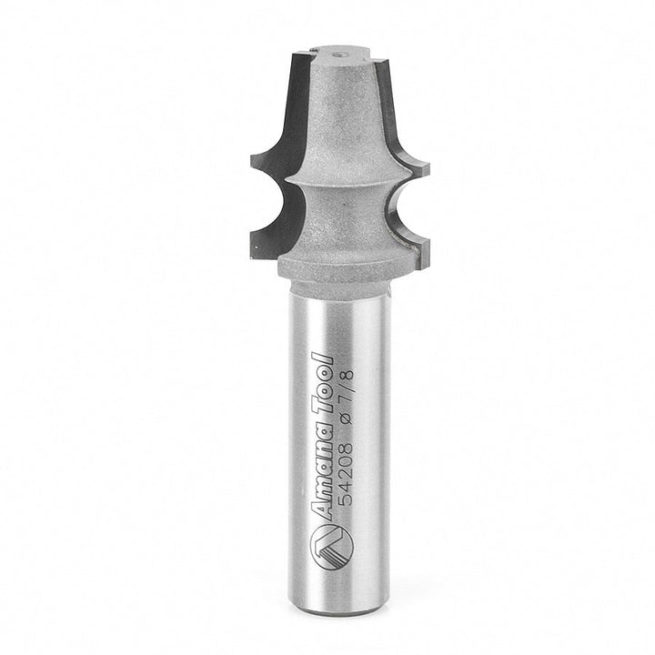 Amana Tool. Edge Beading Router Bit | 5⁄32 Radius x 7⁄8 Dia x 1 1⁄32 x 1⁄2"Shank | 54208 