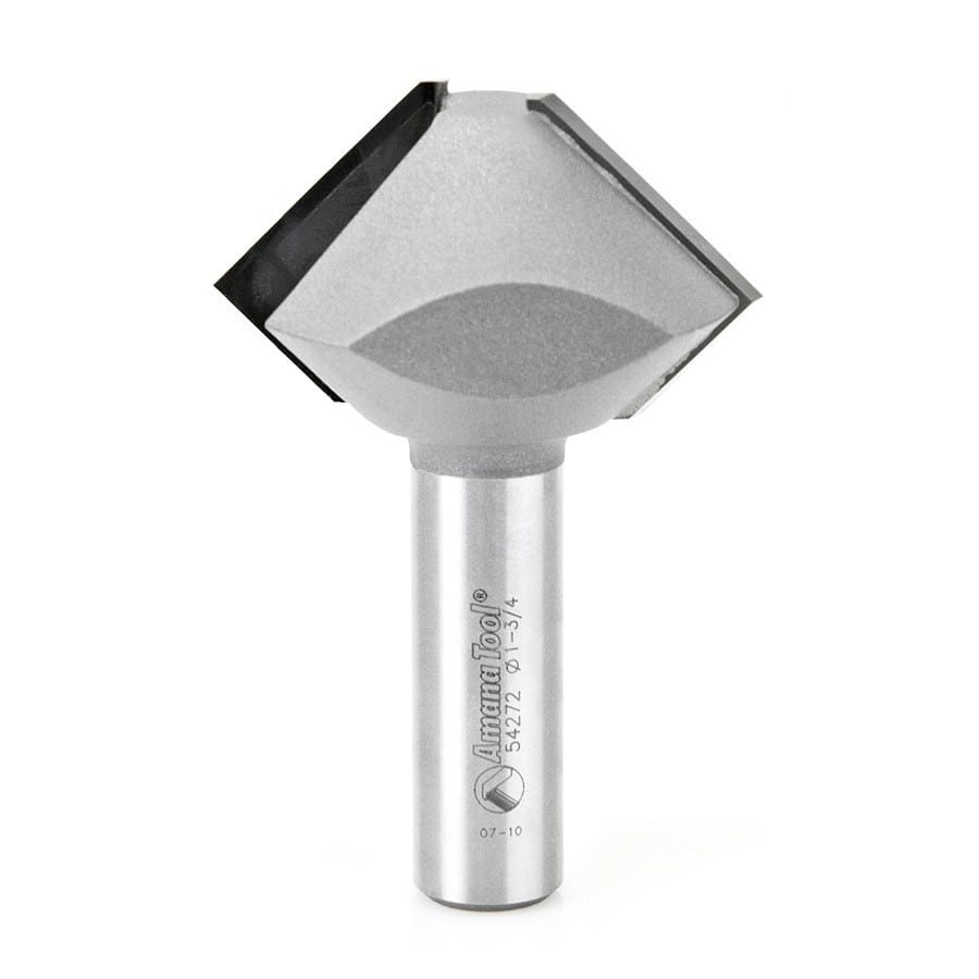 Amana Tool. Multi-Sided Glue Joint Router Bit | 45⁄ 45°x 1 3⁄4 Dia x 1 3⁄64 x 1⁄2" Shank | 54272 