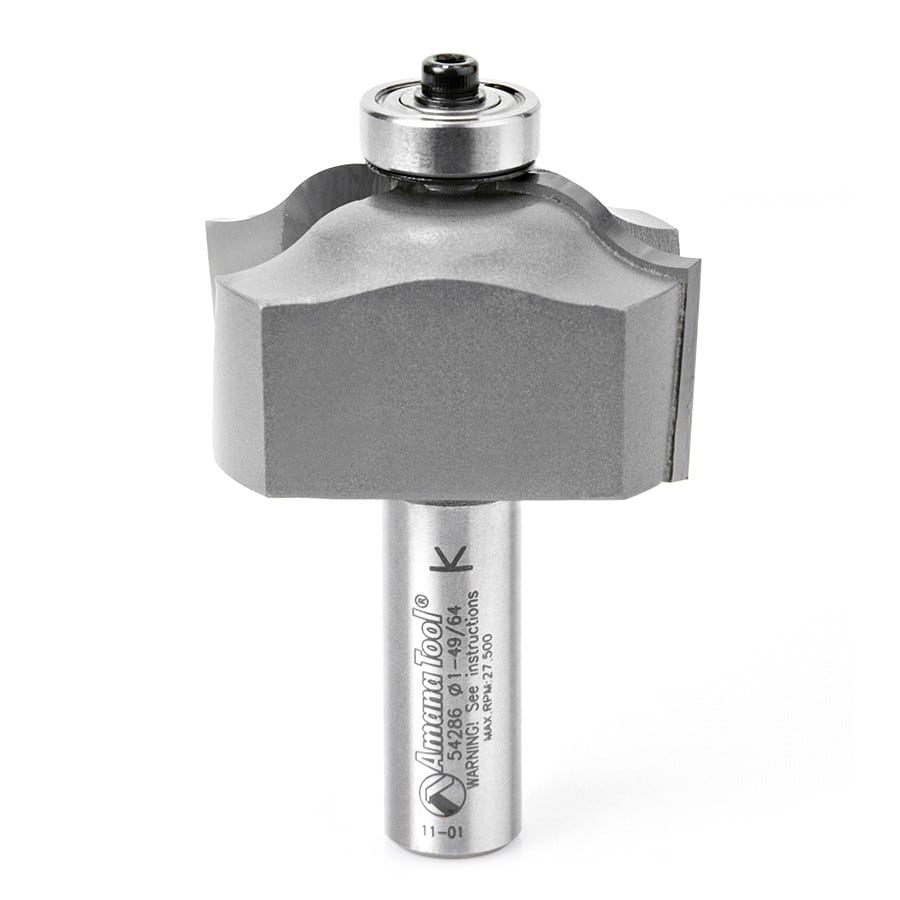 Amana Tool. Special Interest Molding Router Bit | 23⁄64 Radius x 1 3⁄4 Dia x 1" x 1⁄2 Shank | 54286 