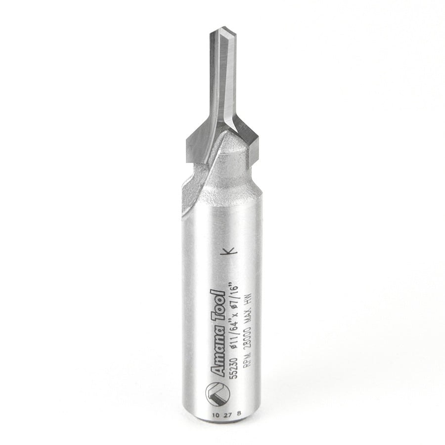 Amana Tool. Countersink Screw Slot Router Bit | 7⁄16 Dia x 13⁄16 x 1⁄2 Shank | 55230 