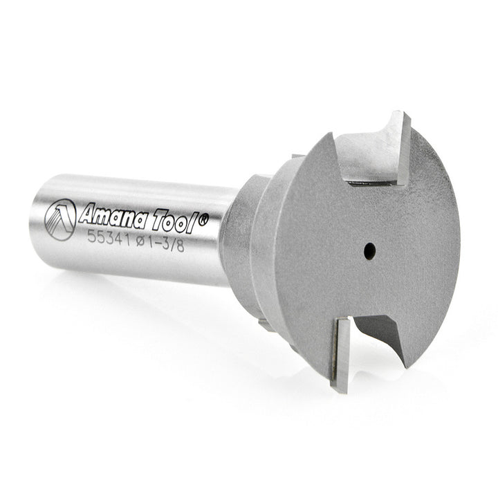 Amana Tool. Ogee Window Sash & Rail Router Bit | 1⁄8 Radius x 1 3⁄8 Dia x 21⁄32 x 1⁄2" Shank | 55341 