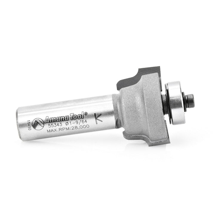 Sahs Frame Router Bit Ogee Window Sash & Rail Router Bit | 1⁄8 Radius x 1 9⁄64 Dia x 43⁄64 x ...