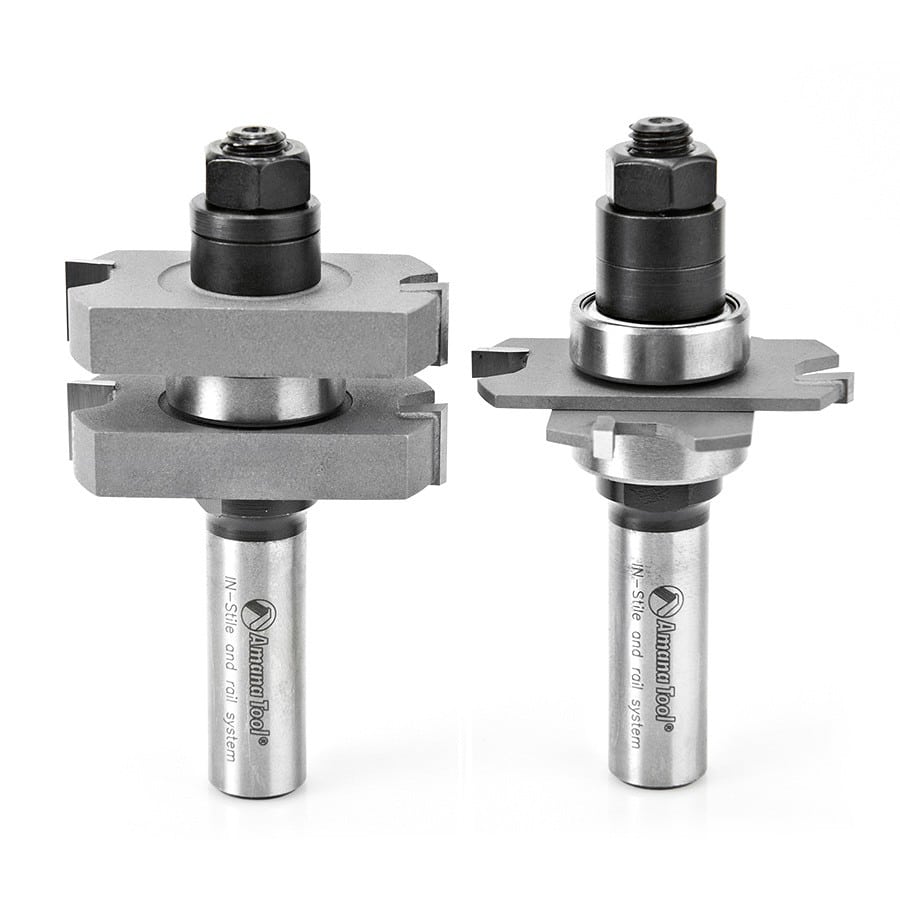 Mission Style Straight In-Stile & Rail Router Bit Set | 1 7⁄8 Dia x 13 ...
