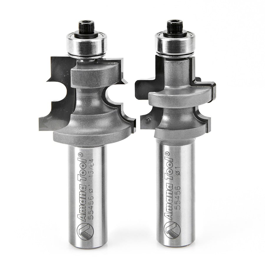 Flooring Router Bit Sets with Nail Slot | 1 13⁄64 Dia x 15⁄16 x 1⁄2
