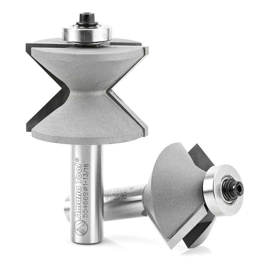 Edge Banding Router Bit Set | 90°x 1 25⁄32 Dia x 1 1⁄32 x 1⁄2