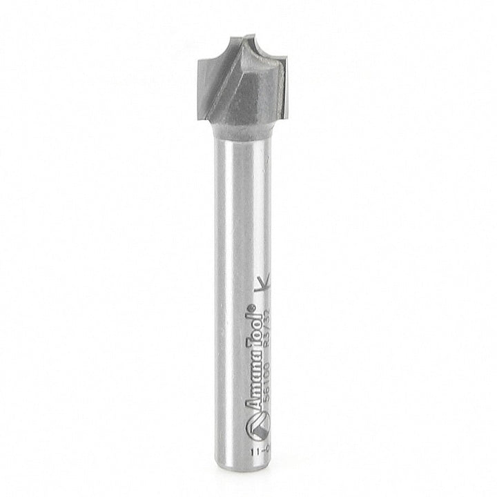 Amana Tool. Beading Groove Router Bit | 3⁄32 Radius x 3⁄8 Dia x 5⁄16 x 1⁄4" Shank | 56100