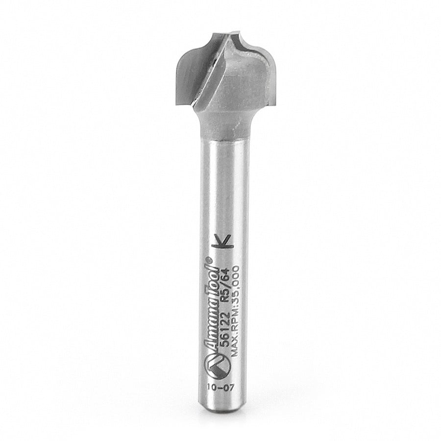 Amana Tool. Ogee Groove Router Bit | 5⁄64 Radius x 1⁄2 Dia x 3⁄8 x 1⁄4" Shank | 56122