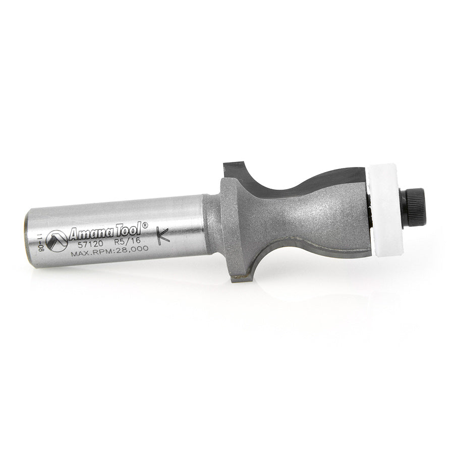 Countertop No-Drip Router Bit | 5⁄16 Angle x 1 Dia x 1 1⁄8 x 1⁄2