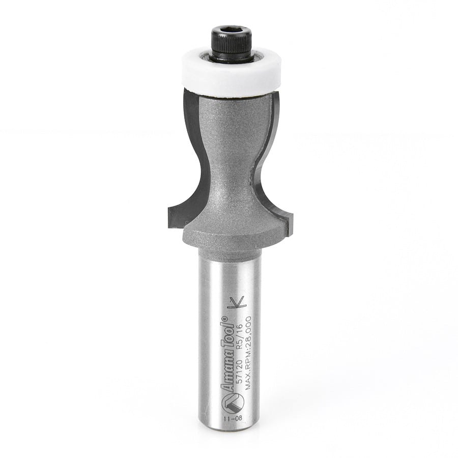 Amana Tool. Countertop No-Drip Router Bit | 5⁄16 Angle x 1 Dia x 1 1⁄8 x 1⁄2" Shank | 57120 