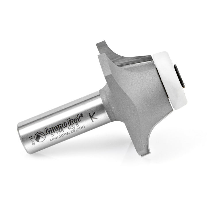 Amana Tool. Undermount Bowl Router Bit | Corian 17°x 1 25⁄32 Dia x 11⁄16 x 1⁄2" Shank | 57156 