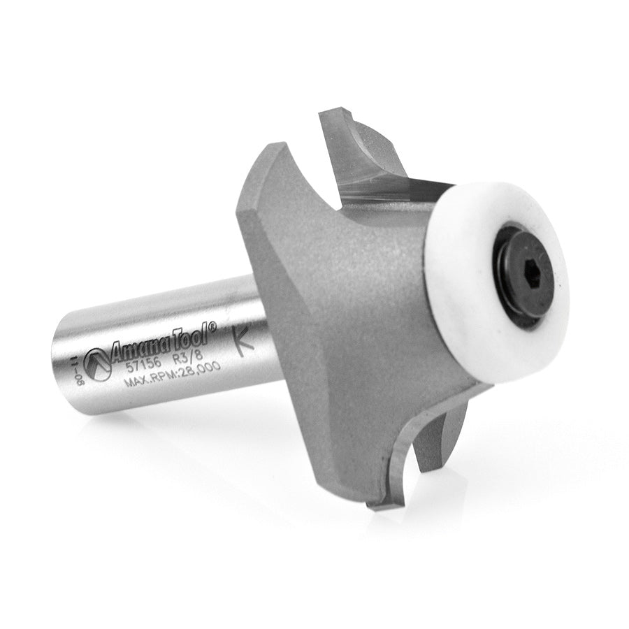 Amana Tool. Undermount Bowl Router Bit | Corian 17°x 1 25⁄32 Dia x 11⁄16 x 1⁄2" Shank | 57156 