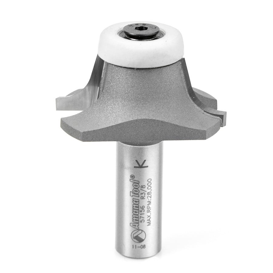 Amana Tool. Undermount Bowl Router Bit | Corian 17°x 1 25⁄32 Dia x 11⁄16 x 1⁄2" Shank | 57156 