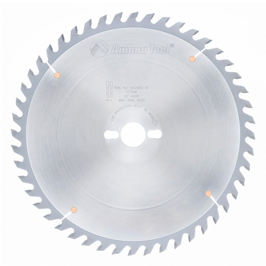 Amana Tool. General Purpose Cut-Off Blade - 12" Dia x 48T ATB - 15° | 612480-30 